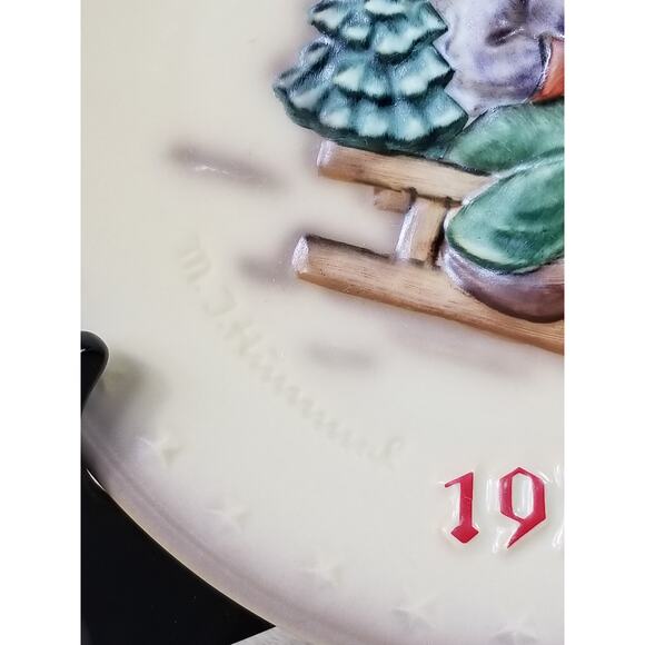 Hummel 5th Annual Plate 1975 Goebel Hand Painted Hum 268 West Germany Vintage - Picture 7 of 10